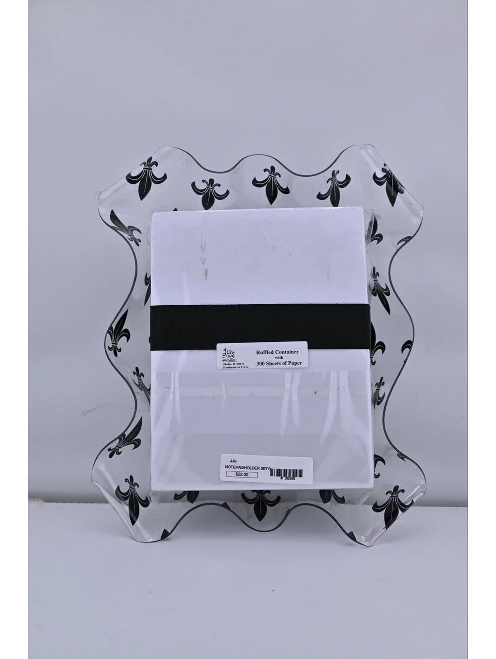 Fleur de Lis Blank Memo Notes